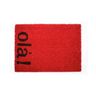 Capacho Hello Vermelho 40x60cm - Casambiente Cach021 - 1
