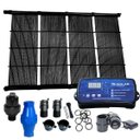 Ver imagem 1 de KIT AQUECIMENTO SOLAR PISCINA 18 PLACAS 3MT+ CONTROL+ VALVS