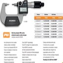 Ver imagem 5 de Micrômetro Externo Digital Pontas Finas Ø3x10mm - Cap. 0-25mm - Graduação de 0,01mm - Ref. 112.080b-
