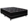 Cama Box Conjugado Ortopédico Casal Preto Oriental 138x188x40 - 1