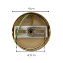 Ver imagem 6 de Pendente 3,2x40cm 5w 3000k Bivolt Metal Dourado+acrílico