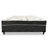 Cama Box Conjugado Ortopédico Viúva Suede Cinza 128x188x40 - 3