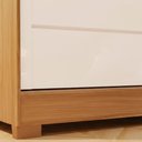Ver imagem 5 de Guarda Roupa Casal 2 Portas Deslizantes com Espelho 163 Cm B74 Briz Nature Off White Briz