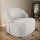 Ver imagem 2 de Kit 2 Poltronas Organica Decorativa Eloa Linho Cinza