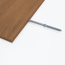 Ver imagem 4 de Kit 2 Prateleiras Porta Quadros 80 x 15cm Freijó Suporte Invisível