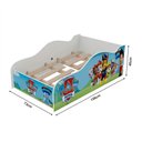 Ver imagem 2 de Cama Carro Mini Infantil Patrulha Canina Temática Adesivada para Criança Quarto Infantil