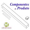 Suporte Pia Chumbar Bancada Aparador Mesa 60 Cm Preto - 3