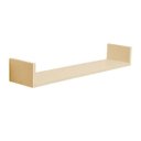 Ver imagem 2 de Prateleira U 80 x 20cm Bege Claro Suporte Invisível