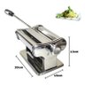 Máquina Fazer Macarrão Massas Manual Abrir Fresca Cortar - 7