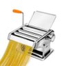 Máquina Fazer Macarrão Massas Manual Abrir Fresca Cortar - 1