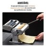 Máquina Fazer Macarrão Massas Manual Abrir Fresca Cortar - 4