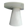 Mesa de Jantar Cone Redonda 110cm em Laca - Branco - 6