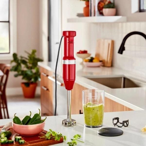 Mixer de Mão com Velocidade Variável 110v Vermelho KitchenAid - 5