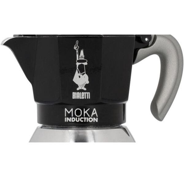 Cafeteira Moka Induction 2 Xícaras Preto Bialetti - 2