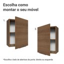 Ver imagem 4 de Armário Aéreo para Quarto 50 cm 1 Porta Rustic Neo Madesa