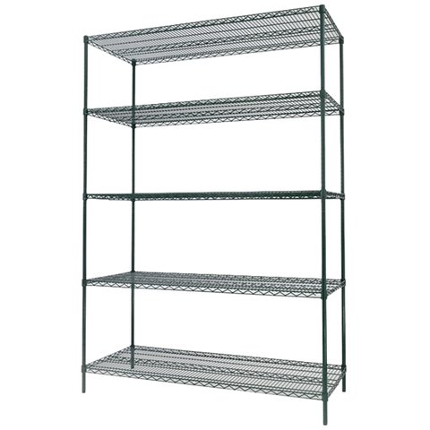 Estante Aramada Branca com 5 Prateleiras para Câmara Fria - 67lx37px188a Cm