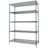 Estante Aramada Branca com 5 Prateleiras para Câmara Fria - 67lx37px188a Cm - 1