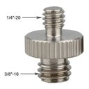 Ver imagem 2 de Adaptador 1/4 para 3/8 Parafuso da Sapata Tripe Monopé Dolly