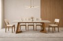 Ver imagem 1 de Sala de Jantar Completa com 6 Cadeiras Nápole -domus Móveis