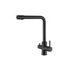 Torneira Cozinha Monocomando Metal Entrada P/ Filtro Preta Me18b Doan - 1