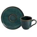 Ver imagem 1 de Xícara de Chá com Pires 170ml Cerâmica Stoneware Bio Oceano Porto Brasil Azul