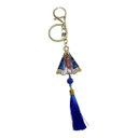 Ver imagem 1 de Chaveiro Religioso Nossa Senhora Aparecida Franja Azul