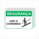 Ver imagem 1 de Placa de Sinalização Segurança Use o Corrimão
