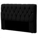 Ver imagem 1 de Cabeceira Cama Box Casal 140cm Eloá Estofada Suede Veludo Premium