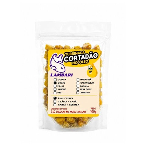 Kit 5 Massa Piau / Piava no Óleo Turbinada Queijo Pesca 100g