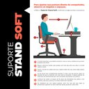 Ver imagem 6 de Suporte Stand Base Para Tela Monitor Laptop Soft Elevado 45cm em MDF com 01 Prateleira - Desk Design