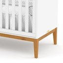 Ver imagem 3 de Berço Americano Nature com Colchão D18 Branco Soft/eco Wood - Matic Móveis