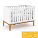 Ver imagem 4 de Berço Americano Nature com Colchão D18 Branco Soft/eco Wood - Matic Móveis