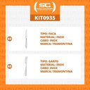 Ver imagem 4 de Kit - Jogo de Faca e Garfo Luxo Laguna 120 Peças em Aço Inox Itop - Tramontina
