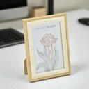 Ver imagem 2 de Porta Retrato 10x15 Mdf e Vidro Bege e Marrom Espressione