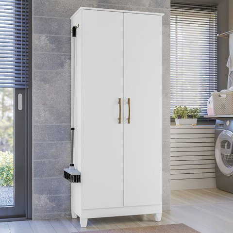 Armário Multiuso Lavanderia 2 Portas Mali M07 Branco - Mpozenato