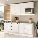 Ver imagem 1 de Armário de Cozinha Completa C Balcão Milla Muse Carraro Branco