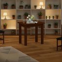 Ver imagem 1 de Mesa de Jantar 4 Lugares 67x88 Madeira Maciça Castanho
