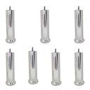 Ver imagem 3 de Kit 6 Pés Cromados Altura 18cm para Cama Box