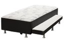 Ver imagem 2 de Cama Box Solteiro com Auxiliar Ortopédico D28 Preto - Ortobom
