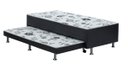 Ver imagem 1 de Cama Box Solteiro com Auxiliar Ortopédico D28 Preto - Ortobom