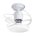 Ver imagem 2 de Ventilador de Teto Treviso Branco Elegance Led Bivolt