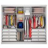Guarda Roupa Casal Robust Branco 6 Portas 8 Gavetas - Móveis Novo Horizonte - 2