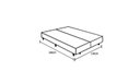 Ver imagem 4 de Base Box Casal Bipartido Sonho Perfeito Suede Marrom
