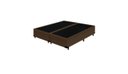 Ver imagem 2 de Base Box Casal Bipartido Sonho Perfeito Suede Marrom