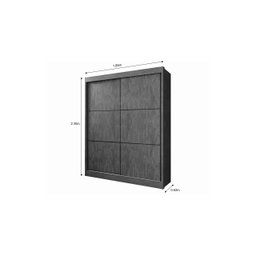 Guarda-roupa 2 Portas Branco Santos 1,85 M - 3