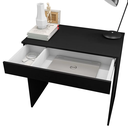 Ver imagem 5 de Mesa para Computador Escrivaninha 1 Gaveta Manuela Preto - Pallazio
