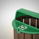 Ver imagem 4 de Lixeira Ibiara 50cm Verde (vidro) - 67l