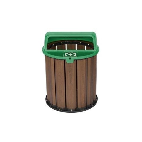 Lixeira Ibiara 50cm Verde (vidro) - 67l