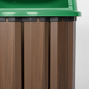 Ver imagem 3 de Lixeira Ibiara 50cm Verde (vidro) - 67l