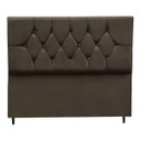 Ver imagem 1 de Cabeceira Estofada Cama Box Solteirão 100 cm Suede Ayla:Marrom